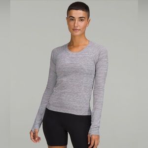 Lululemon Striped Long Sleeve Swiftly Tee